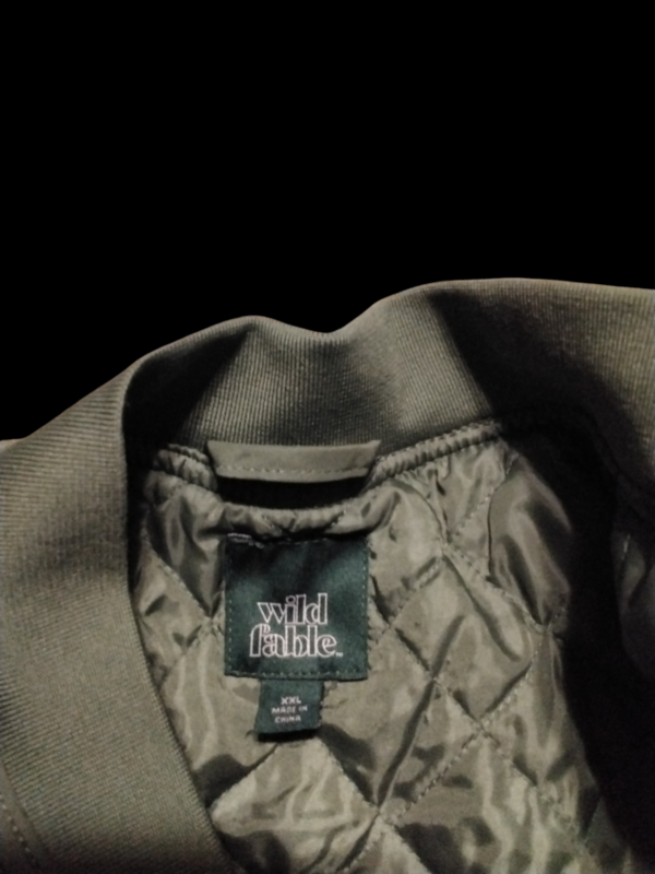 Wild Fable bomber jacket olive green size XXL - Image 3