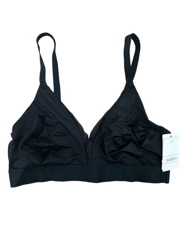 Auden unlined triangle black bralette. Size:M