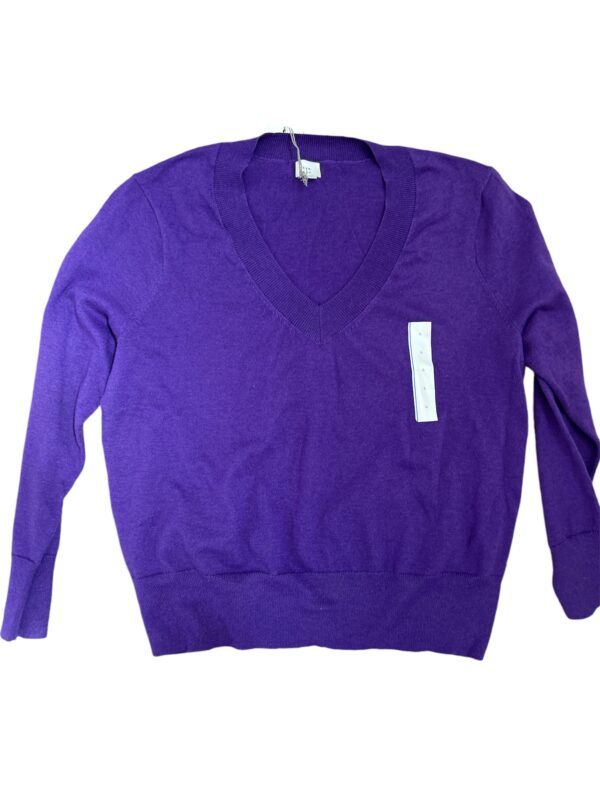 a new day purple sweater. Size L