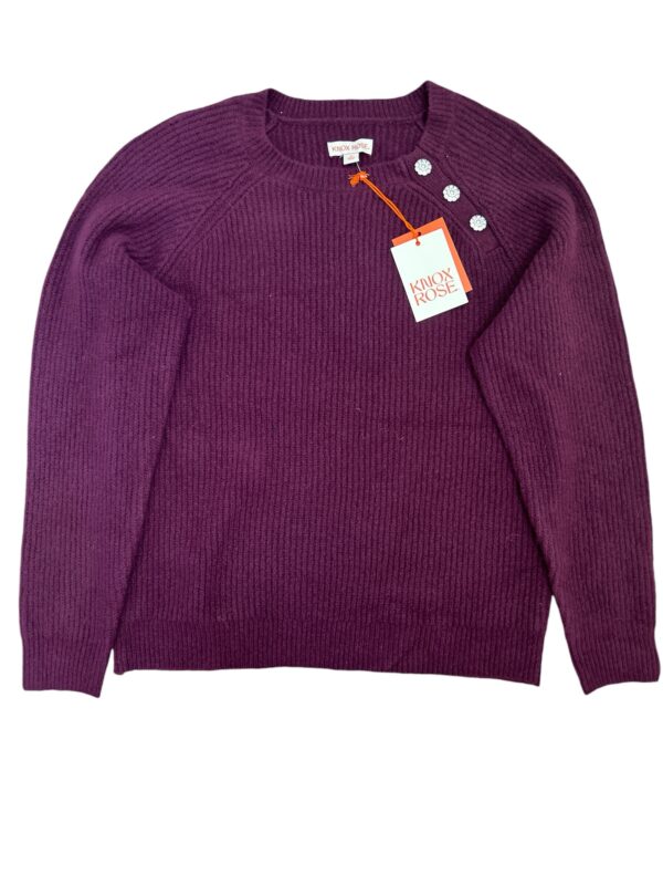 knox rose purple sweater. Size Medium.