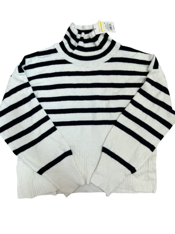 a new day turtle neck striped sweater. Size Large