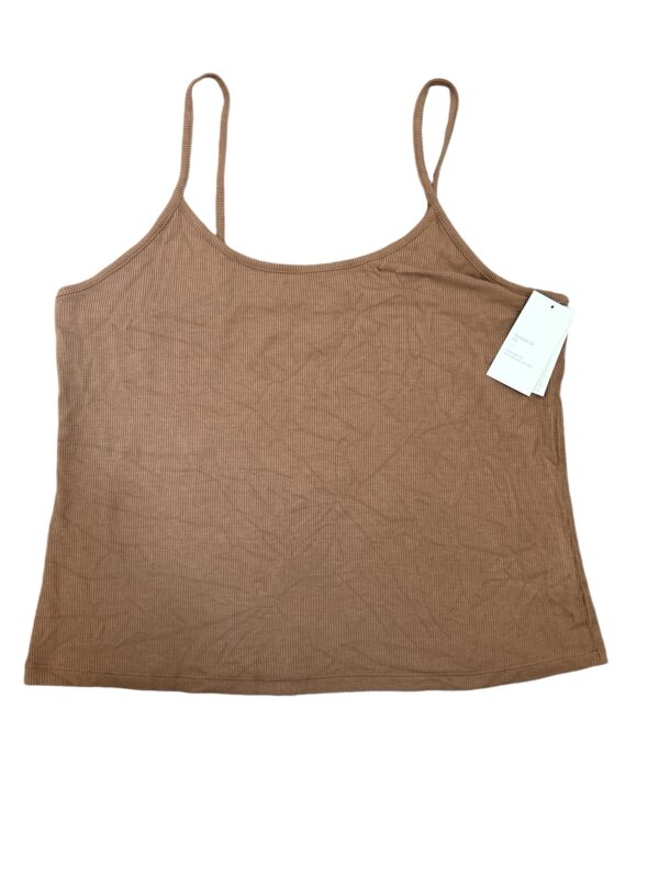 Stars above brown tank top. Size XL