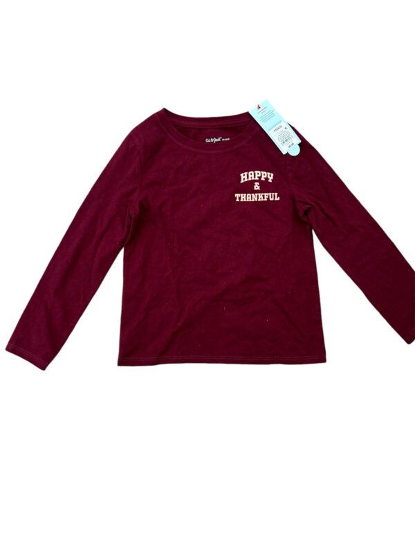 cat & jack maroon long sleeve shirt. Size XS(4/5)