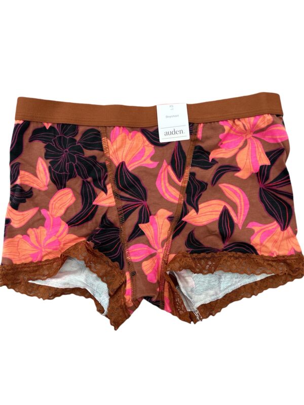 Auden xs boyshort underwear. Brown/pink