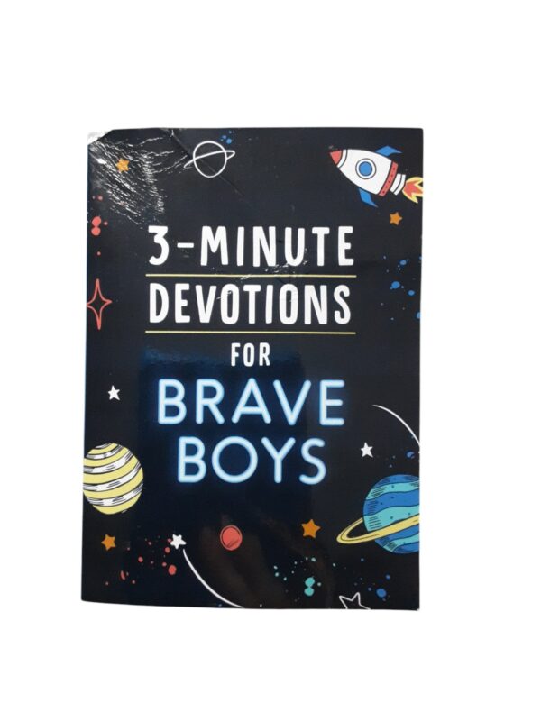 3 Minute Devotion for Brave Boys Book