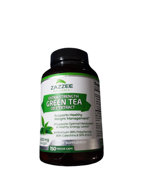 Zazzee extra strength Green Tea 20:1 Extract 150 veggie caps